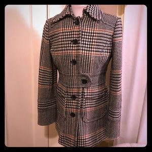 J. Crew Houndstooth Coat